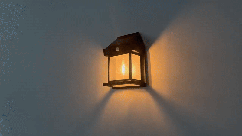 2 Lampe solaire avec détecteur mouvement