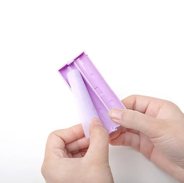 Mini distributeur de savon en feuilles