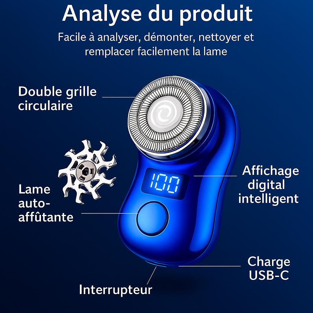 Mini rasoir électrique